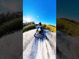 Riding on flooded cow pastor