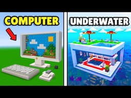 MINECRAFT: 3 NEW Starter Houses!