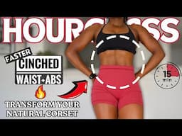 SHRINK YOUR WAIST & DEFINE OBLIQUES In 15 Min~NATURAL CORSET Activation | Day 2: HOURGLASS🔥