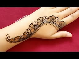 Back hand stylish mehndi design | easy & simple mehndi design | mehndi design | mehndi | Mehandi .
