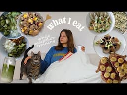 WHAT I EAT IN A WEEK while training for my first marathon / vegan /