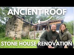 Re-Roofing Our Stone House with Reclaimed Ancient Tiles|Off-Grid Living & Water Turbine Maintenance