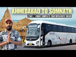 Ahmedabad To Somnath In Gsrtc Volvo Bus | 2 Days Complete Tour with stay and seightseeing