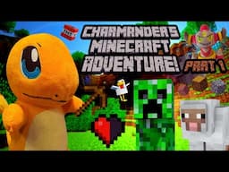 Charmander's Minecraft Adventure! (Part 1) - Pokemon Plush Pals
