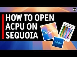 How to open the Fotospeed Colour management chart on Mac OS Sequoia