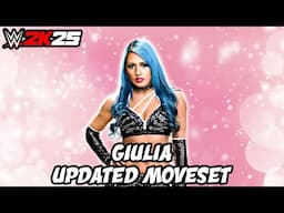 WWE 2K25 Giulia Updated Moveset + Superstar Settings
