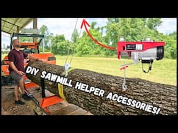 Homemade Sawmill Helper Accessories!