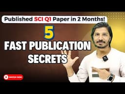 Watch This and Publish Your Research Paper Quickly in 2025 | Fast and Free Scopus and SCI Journals