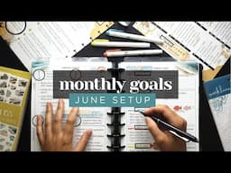 GOAL SETTING 2025 :: June Monthly Goals Setup for Productivity and Success