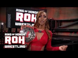 ROH Women's World TV Champ Red Velvet is ready for a FIGHT! ROH Prelude to Spring BreakThru 4/17/25