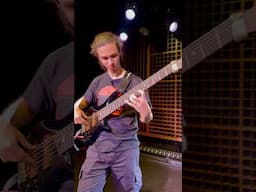 Riccardo warming up for @MatteoMancusoofficial @IbanezOfficial #bass #bassplayer