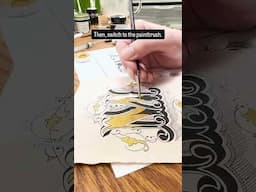 Victorian-Inspired Monogram Lettering: A Gorgeous Gift #calligraphyart #diygifts #letteringart