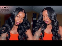 “Flawless 5-Min Install! 20” Body Wave HD Lace Wig | Pre-Plucked, Pre-Curled | Wiggins Hair