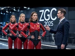 Most Beautiful AI Robots Presented at ZGC Forum 2025!