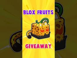 PERM FRUIT 🐆 GIVEAWAY !! Blox Fruits Roblox #shorts