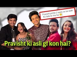 Real girlfriend of pravisht mishra? #pravishtmishra #aurabhatnagar #bindasskavya