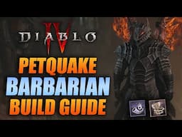 Diablo 4 Season 8 PetQuake Barbarian - Whirlwind is Back!