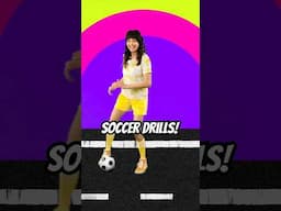 BEST Easy Soccer Drills for Kids! #shorts #soccerskills #soccerdrills