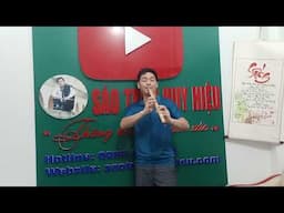 Tây Vương Nữ Quốc | Test Sáo dọc Rê trầm (D4) âm thanh trầm ấm ,du dương| Huy Hiệu