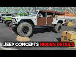 Hidden Details on Jeeps Concept Vehicles | Jeep Beach 2025