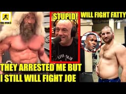 Liver King says he'll still fight Joe Rogan despite getting ARRESTED,Adesanya wants Fat Strickland