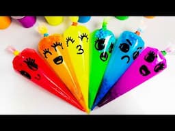 Making Slime with Piping Bags! Most Satisfying Slime Video★ASMR★#ASMR #PipingBags