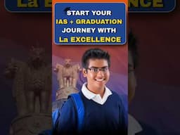 UPSC Preparation starts in College #degreeplusias #iaswithdegree #upscwithgraduation #laexcellence