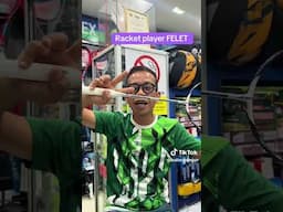 Racket player FELLET #badminton #proplayer #racketreview