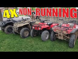 Entire Fleet Broken Down! Honda Yamaha ATVs