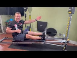 Total Gym   Backwards Seated Exercises