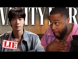 Never Let BTS Jin Take Another Lie Detecter Test! (Vanity Fair Reaction)