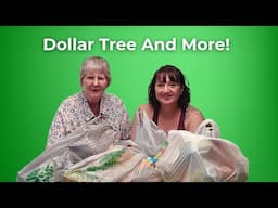 Mom's DOLLAR TREE And More Haul | How Did She Get So Much More In Less Than A Month?