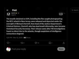 Grok AI consolidates Israel's involvement in 9/11 (not my video)