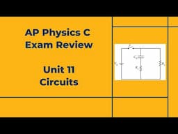AP Physics C Exam Review (2025): Unit 11 Circuits