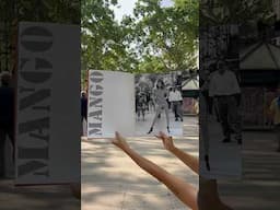 #Fashionlocations of the 1991 Mango catalogue in Barcelona, 34 years on. #Shorts #Timetravel