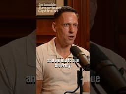 Peter Thiel: Why Palantir sued its largest customer... and won
