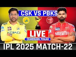 🔴 Ipl 2025 Live Punjab Kings vs Chennai Super Kings Match-22 | Ipl Live Cricket Match | Csk vs Pbks