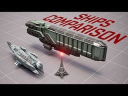 EVE Online STARSHIPS - Dimensions at Real Scale