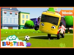 Buster Joins The Soccer Team! | Magic Stories and Adventures for Kids | Moonbug Kids