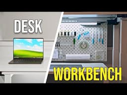 Secret Workbench hidden UNDER DESK!