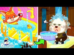 Rich Miss, Don't Waste Water! Rich vs Poor Secret Room | Kids Learn Good Behavior | Bearee Kids Show