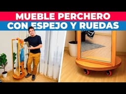 Cómo hacer un mueble con espejo funcional