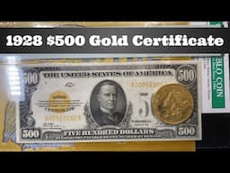 1928 $500 Gold Certificate