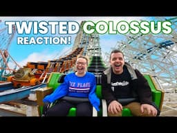 Riding Twisted Colossus! Six Flags Magic Mountain's Unique RMC Dueling Coaster!