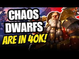 There Might Be CHAOS DWARFS In Warhammer 40K!