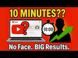 I Built a Faceless YouTube Channel in 10 Minutes (Anyone Can Do This!)