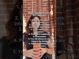 There is a lot of health misinformation. Make sure to research and use trusted sources!