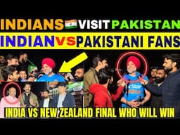 INDIANS VISIT TO PAKISTAN | IND VS NEW ZEALAND FINAL CHAMPION TROPHY 🏆 2025 | WHO WILL WIN