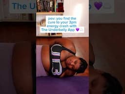 stretch, meditate, and drop back into your power with The Underbelly App 💜☁️ #explore #healing