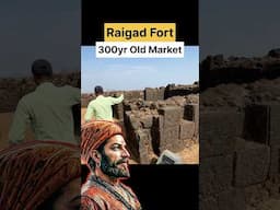300yr Old Market of Raigad Fort 😱 #shorts
